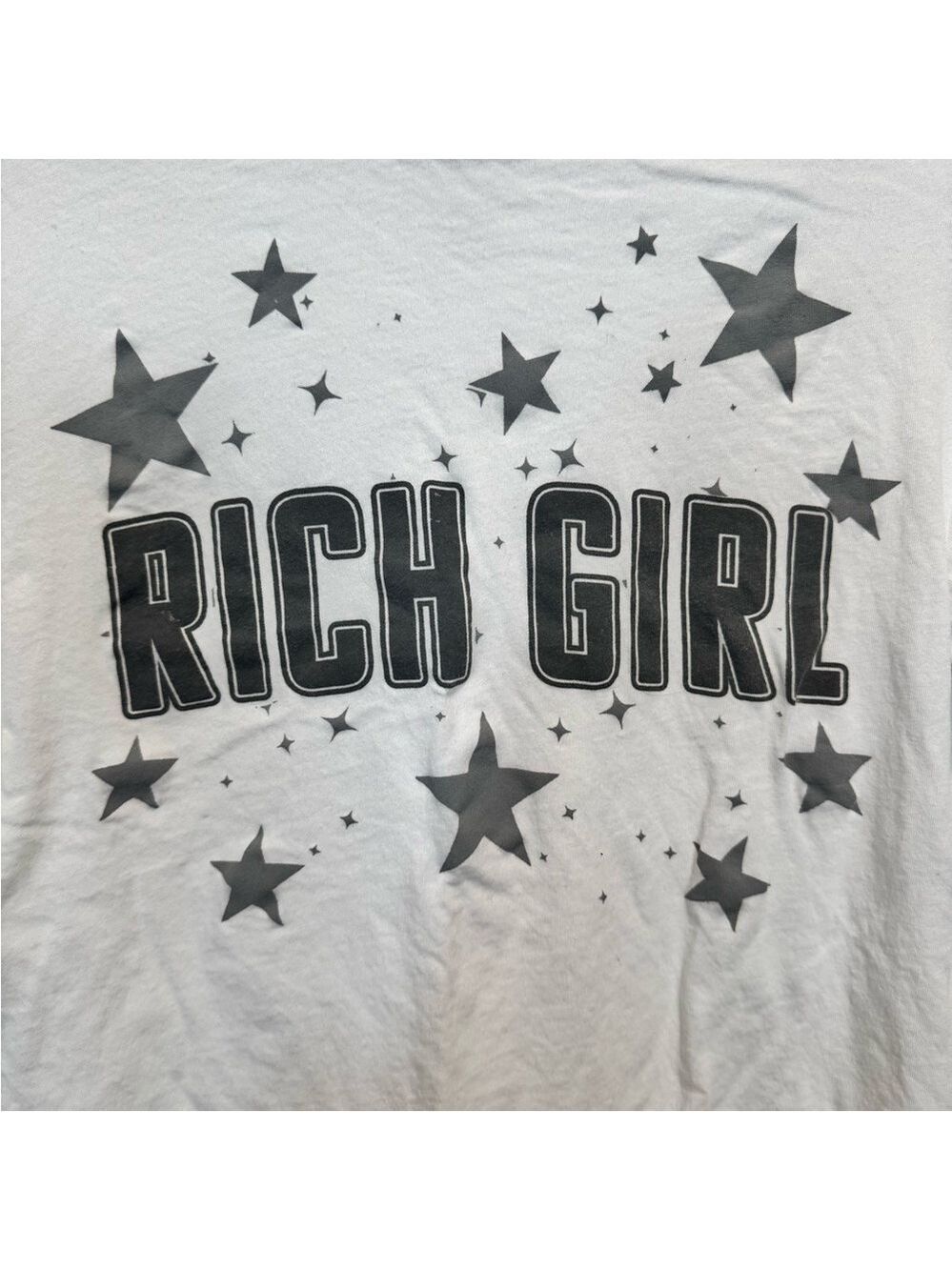 TEEGRAMS Rich Girl Fitted Tee NWOT - Picture 4 of 7